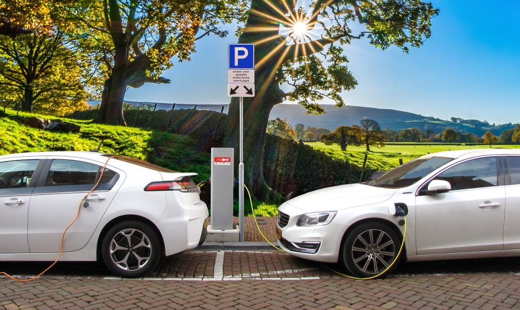 E-mobility Future In India : An electric Vehicle Charging Station. 