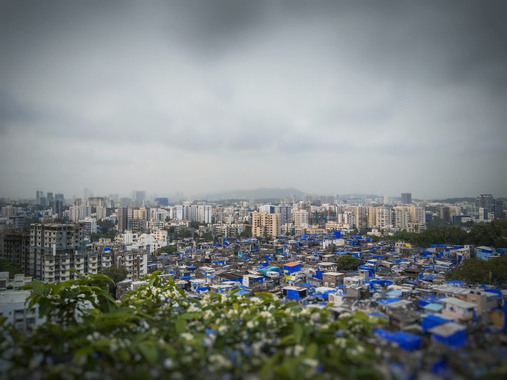 A bird eye view of Mumbai city