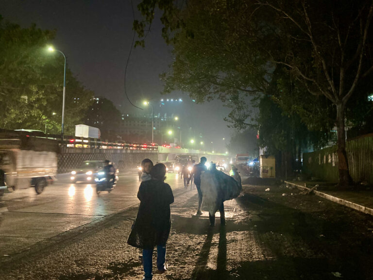Unsafe walking conditions on streets in India