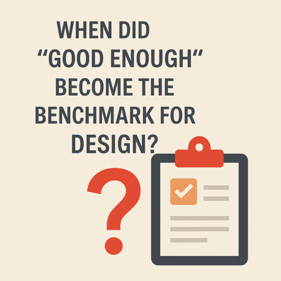 When Did “Good Enough” Become the Benchmark for Design in India Urban Landscape