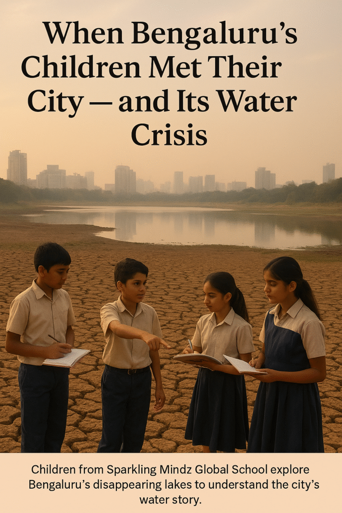 When Bengaluru’s Children Met Their City — and Its Water Crisis by AI image