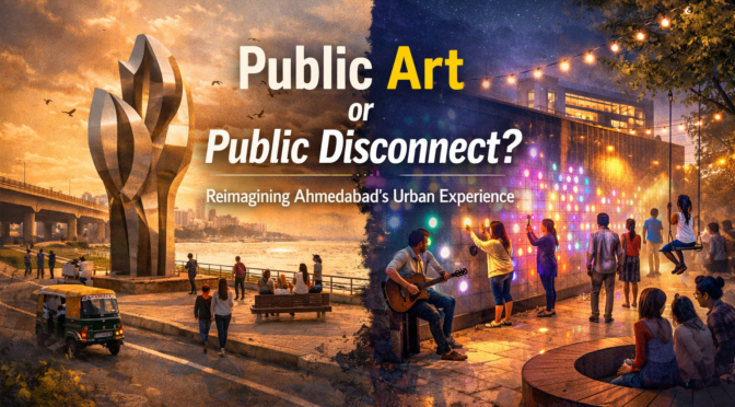 Reimagining Ahmedabad's Urban Space- AI Representative image