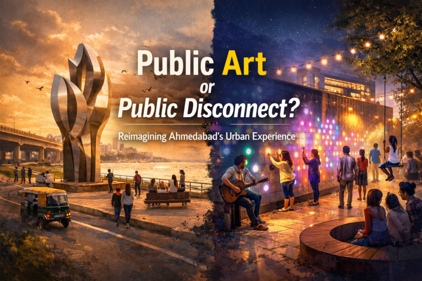 Reimagining Ahmedabad's Urban Space- AI Representative image