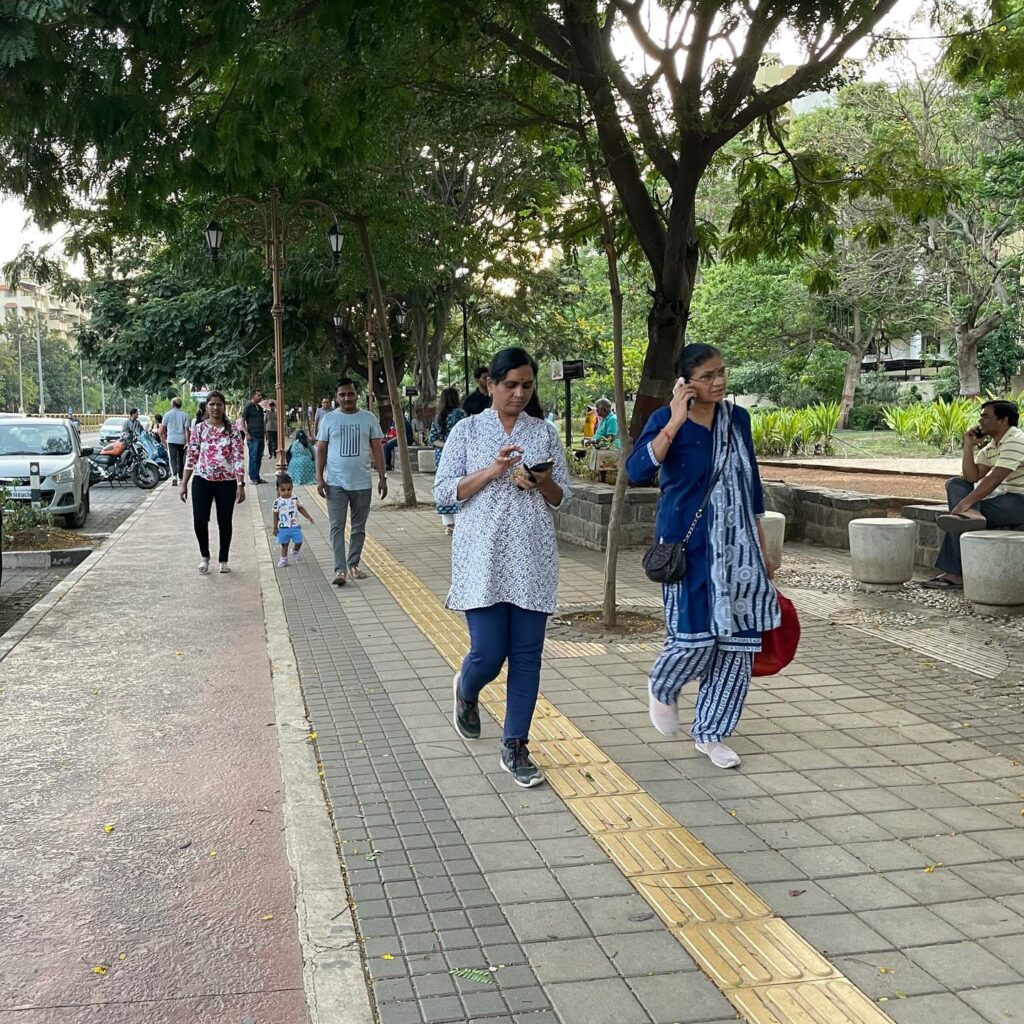 Pimple Saudagar BRTS Road Street Redesign Project ,  Linear Garden Street : Pimpri Chinchwad Smart City & Pimpri Chinchwad Municipal Corporation