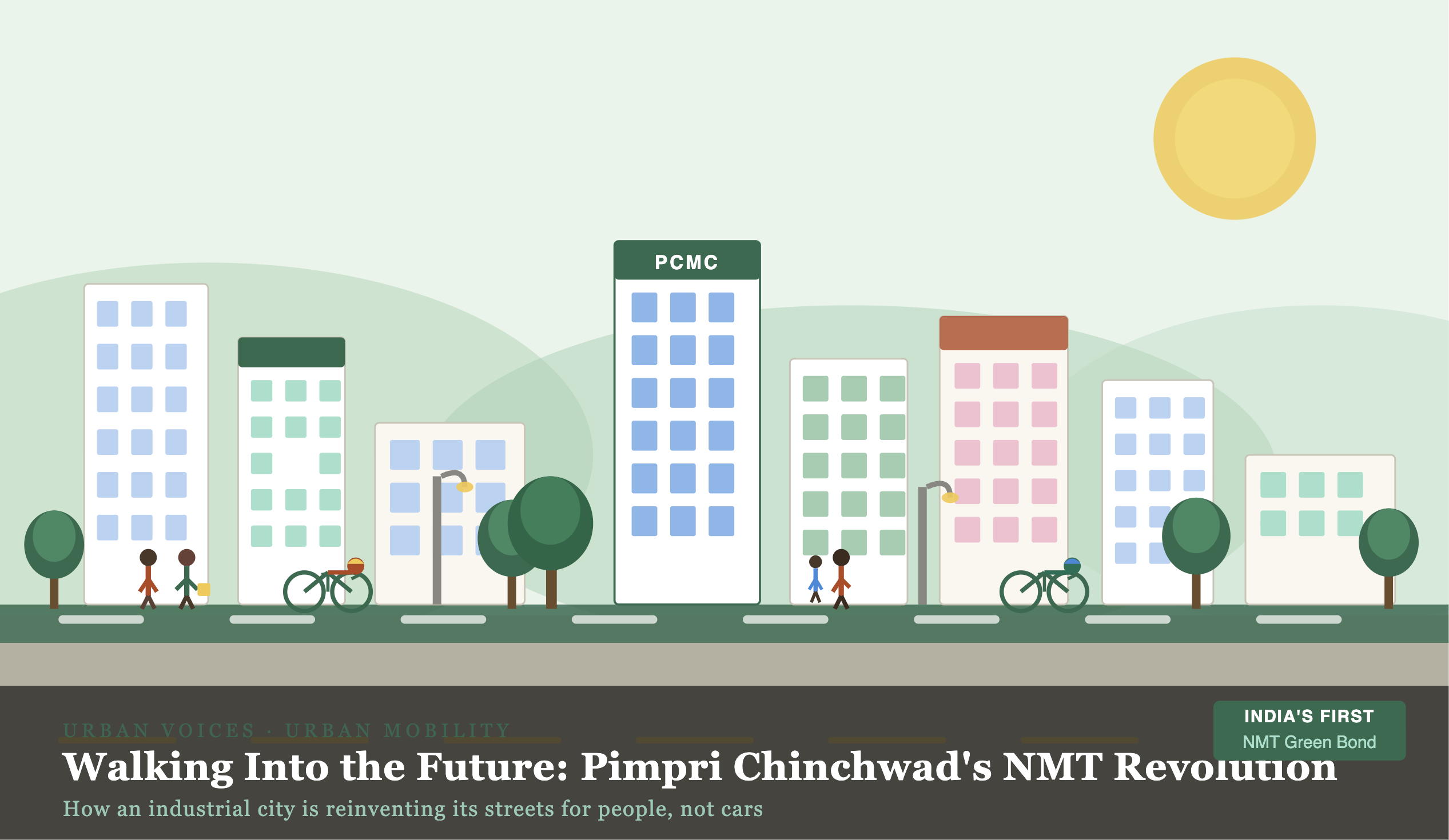 Walking Into the Future: Pimpri Chinchwad's NMT Revolution How an industrial city is reinventing its streets for people, not car